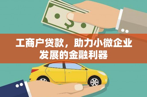 新都工商户贷款,助力小微企业发展的金融利器 新都工商户贷款,助力小微企业发展的金融利器