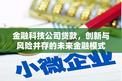 新都金融科技公司贷款，创新与风险并存的未来金融模式