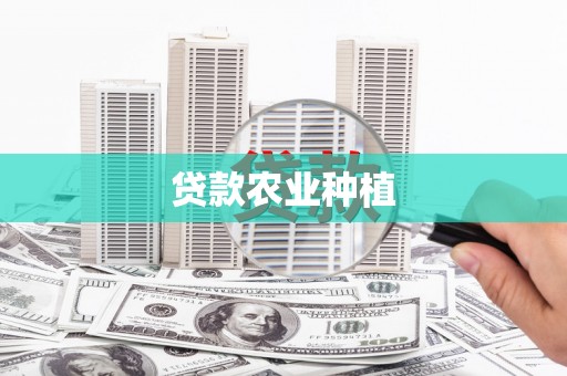新都贷款农业种植