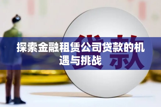 新都探索金融租赁公司贷款的机遇与挑战