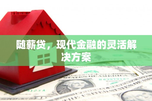 新都随薪贷，现代金融的灵活解决方案
