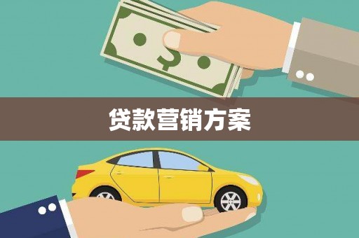 新都贷款营销方案