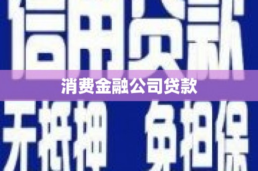 新都消费金融公司贷款
