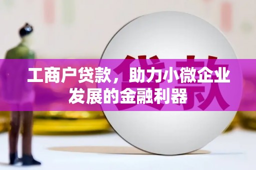 新都工商户贷款，助力小微企业发展的金融利器
