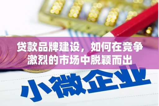 新都贷款品牌建设，如何在竞争激烈的市场中脱颖而出