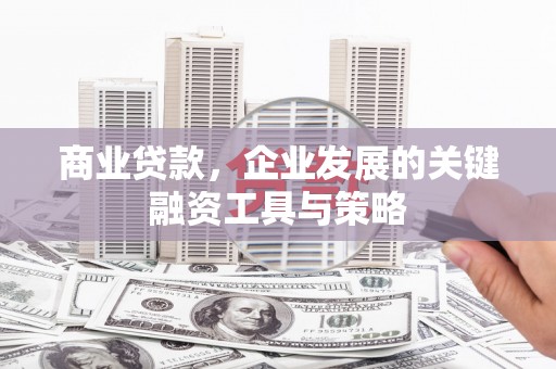 新都商业贷款，企业发展的关键融资工具与策略