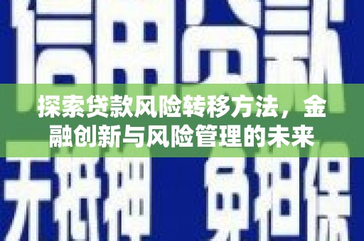 新都探索贷款风险转移方法，金融创新与风险管理的未来