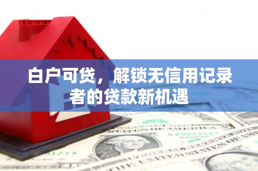 新都白户可贷，解锁无信用记录者的贷款新机遇