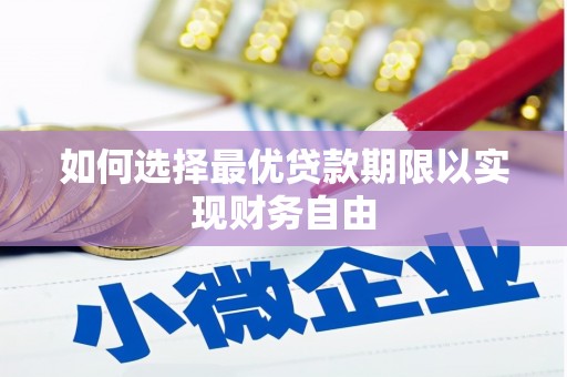 新都如何选择最优贷款期限以实现财务自由