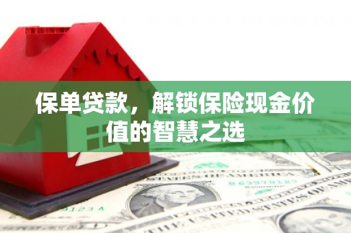 新都保单贷款，解锁保险现金价值的智慧之选