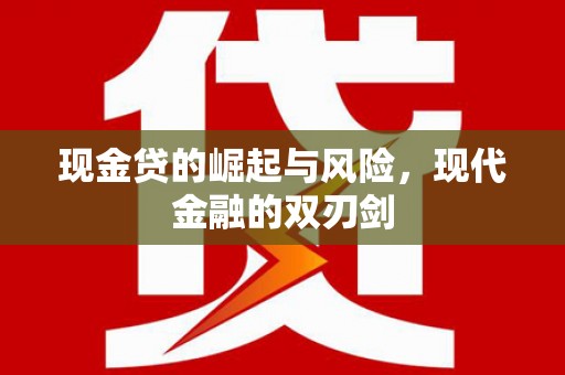 新都现金贷的崛起与风险，现代金融的双刃剑