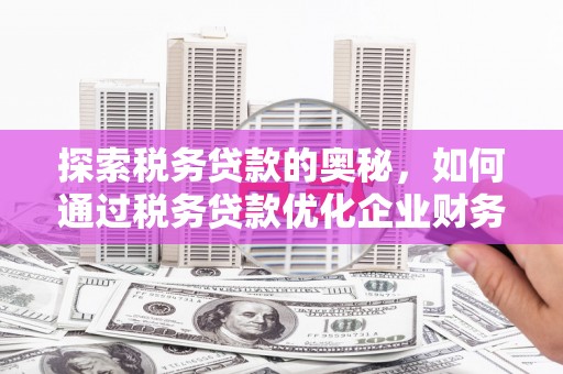 新都探索税务贷款的奥秘，如何通过税务贷款优化企业财务