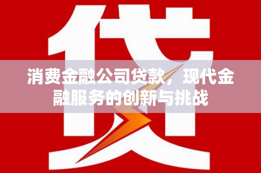 新都消费金融公司贷款，现代金融服务的创新与挑战