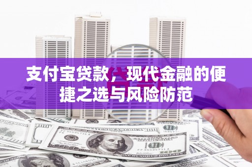 新都支付宝贷款，现代金融的便捷之选与风险防范