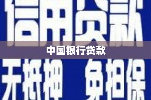 新都中国银行贷款