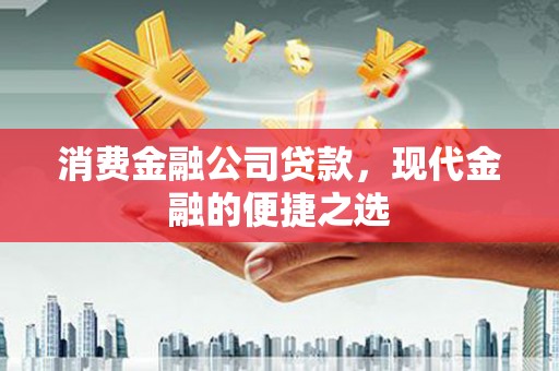新都消费金融公司贷款，现代金融的便捷之选