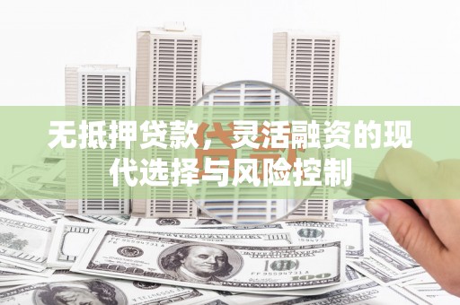 新都无抵押贷款，灵活融资的现代选择与风险控制