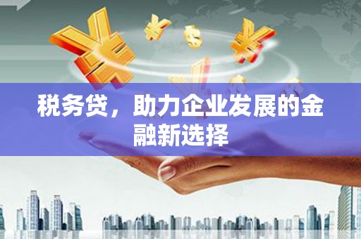 新都税务贷，助力企业发展的金融新选择