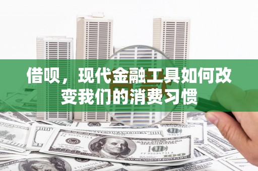 新都借呗，现代金融工具如何改变我们的消费习惯
