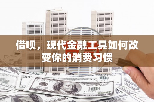 新都借呗，现代金融工具如何改变你的消费习惯