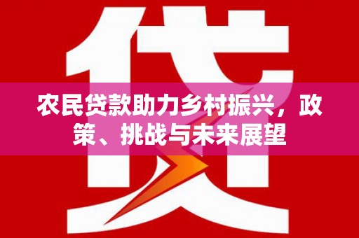 新都农民贷款助力乡村振兴，政策、挑战与未来展望