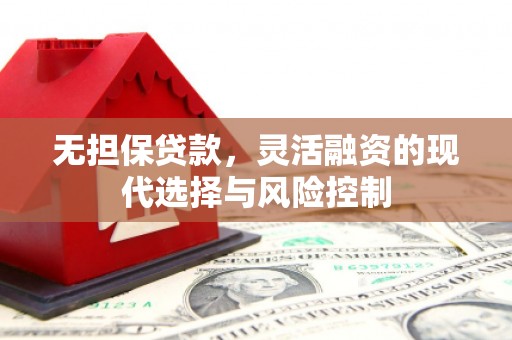 新都无担保贷款，灵活融资的现代选择与风险控制