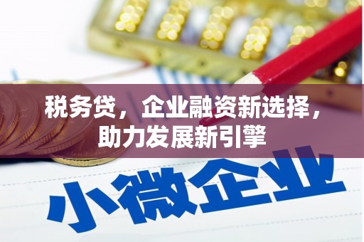 新都税务贷，企业融资新选择，助力发展新引擎