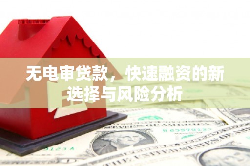 新都无电审贷款，快速融资的新选择与风险分析