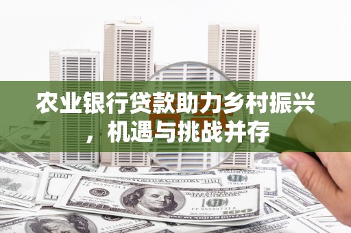 新都农业银行贷款助力乡村振兴，机遇与挑战并存