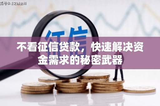 新都不看征信贷款，快速解决资金需求的秘密武器