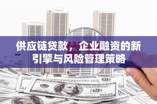 新都供应链贷款，企业融资的新引擎与风险管理策略