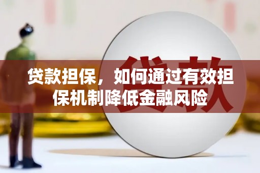 新都贷款担保，如何通过有效担保机制降低金融风险