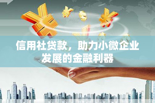 新都信用社贷款，助力小微企业发展的金融利器