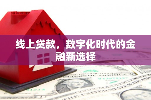 新都线上贷款，数字化时代的金融新选择