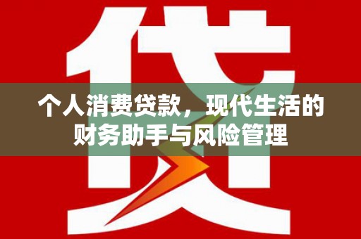 新都个人消费贷款，现代生活的财务助手与风险管理