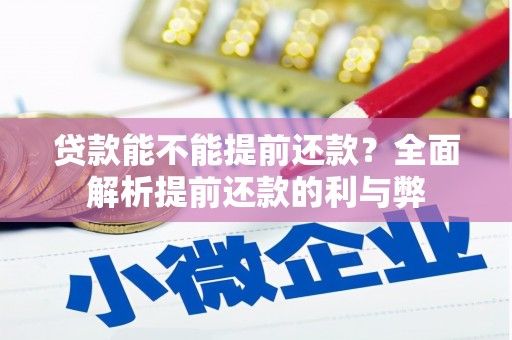 新都贷款能不能提前还款？全面解析提前还款的利与弊