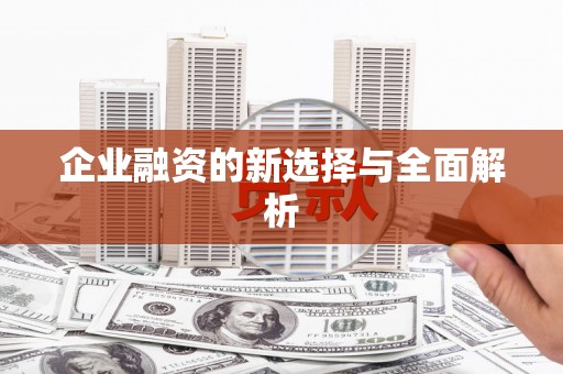 新都企业融资的新选择与全面解析