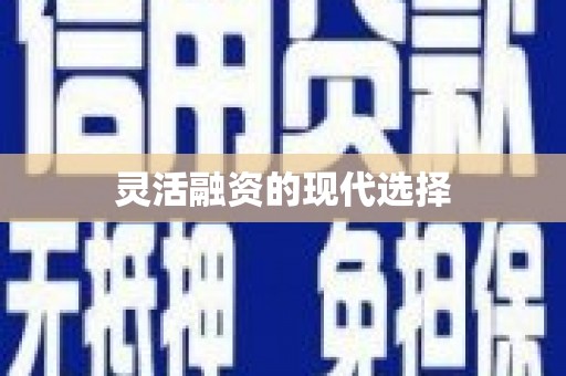 新都灵活融资的现代选择